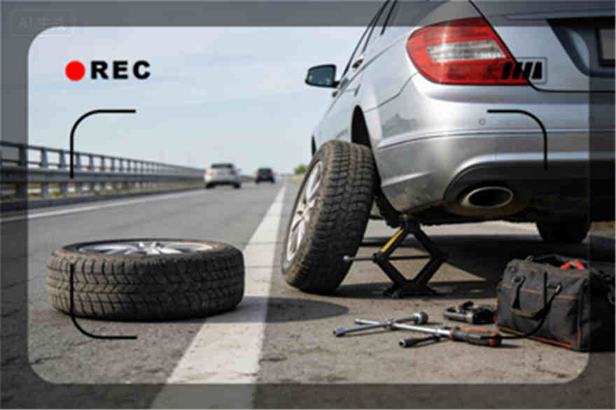 五华区高速公路爆胎-汽车换轮胎